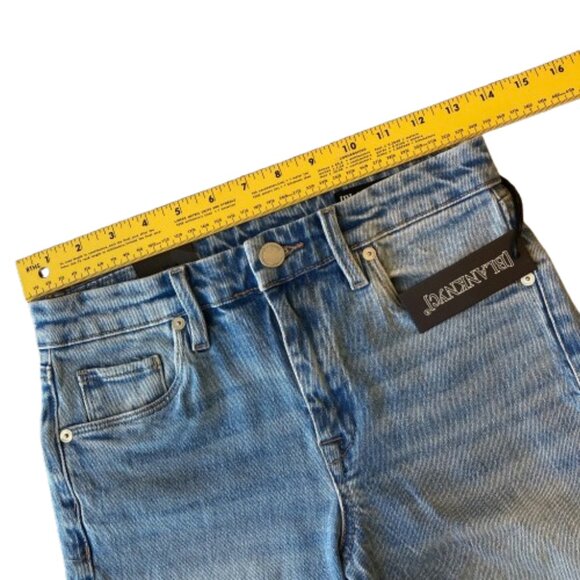 Blank NYC The Hoyt High Rise Mini Flare Jeans Women's 25 No Thanks NWT - Picture 6 of 11
